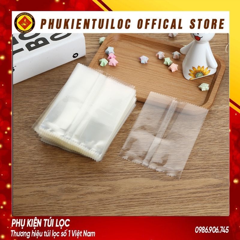 Túi đựng bánh cookie/ bánh quy/ trà hoa 7*10cm các mẫu- Phukientuiloc.com