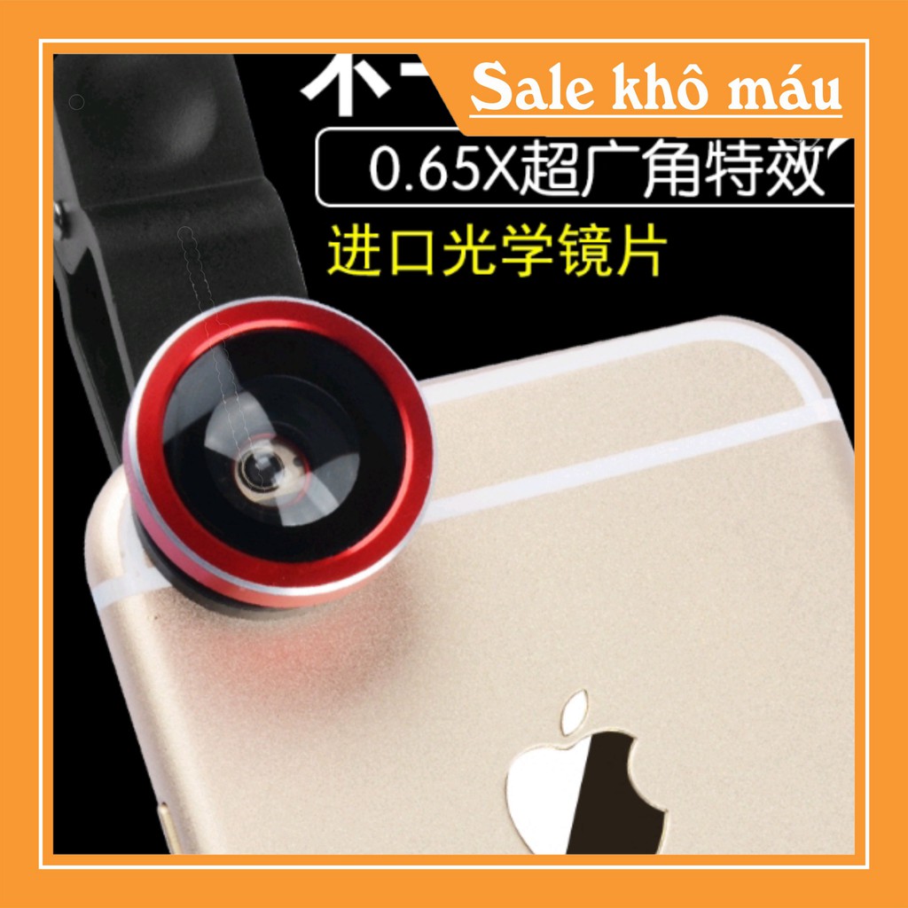 Lens máy ảnh góc rộng cao cấp cho điện thoại 3 trong 1