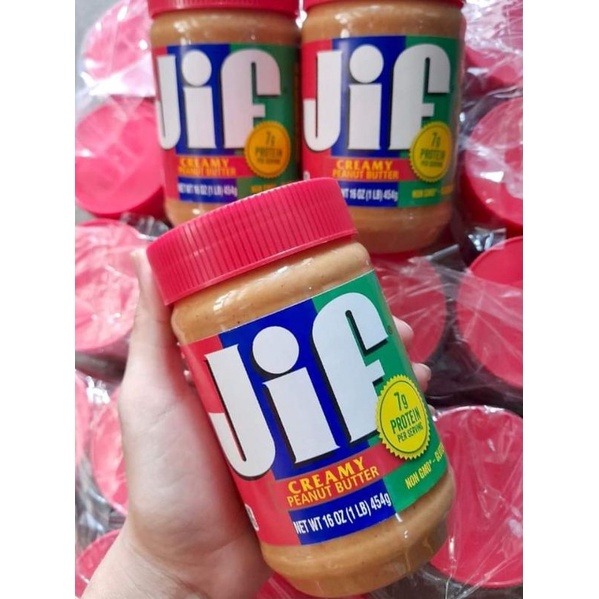 Bơ đậu phộng jif cream peanut butter mỹ - ảnh sản phẩm 1