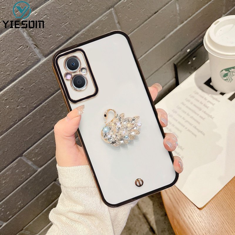 Ốp Điện Thoại Silicon Mềm Trong Suốt Đính Kim Tuyến Sang Trọng Cho OPPO Reno 7Z 7 4G 6 5G 5F