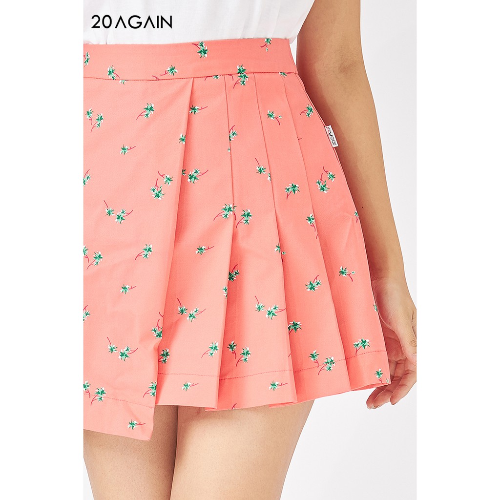 Chân váy chữ A xếp ly 1 bên 20AGAIN, hàng thiết kế trẻ trung, hiện đại, có lót trong JBW1165 | BigBuy360 - bigbuy360.vn
