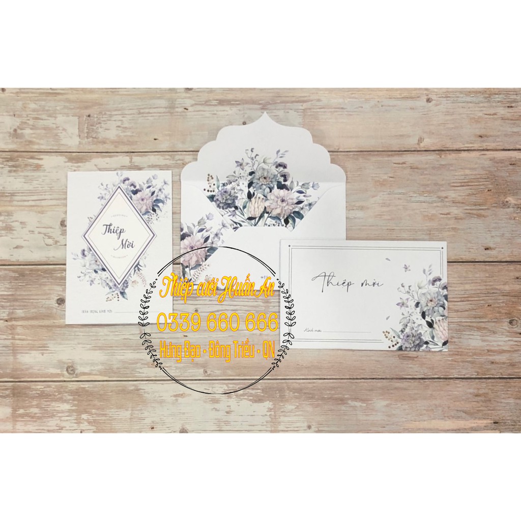 Thiệp cưới có phong bì