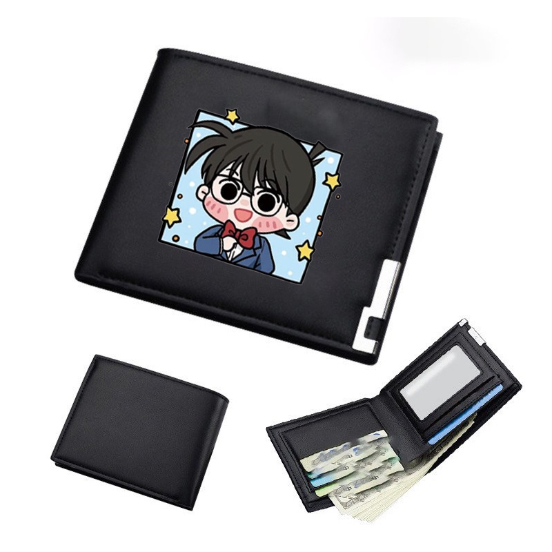 Ví da cầm tay nam nữ IN HÌNH CONAN KAITO KID Thám tử lừng danh anime chibi xinh xắn thời trang