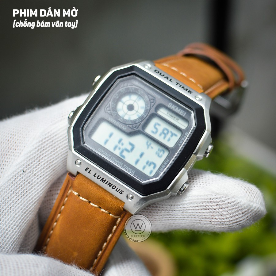 Phim dán dẻo chống trầy đồng hồ Casio AE1200, SKMEI 1335