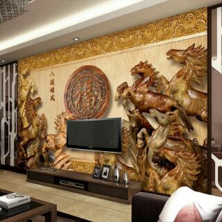 Tranh dán tường 3d