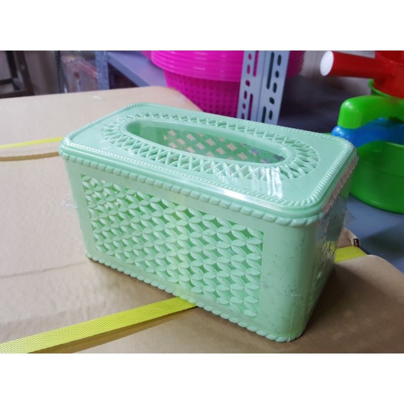Hộp đựng giấy chữ nhật  giả mây đan loại đẹp