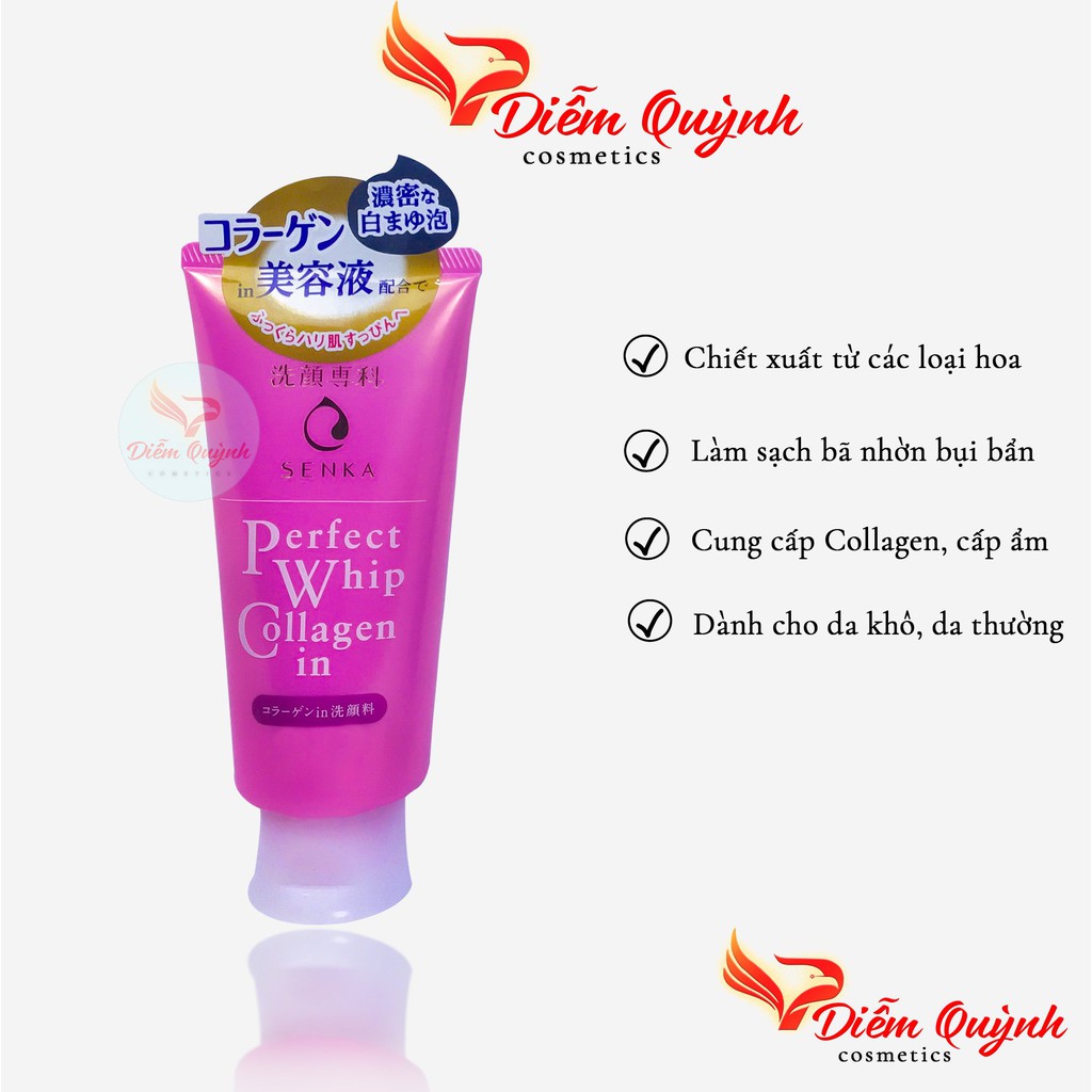 Sữa rửa mặt tạo bọt Senka Perfect Whip 120g Nhật Bản | BigBuy360 - bigbuy360.vn