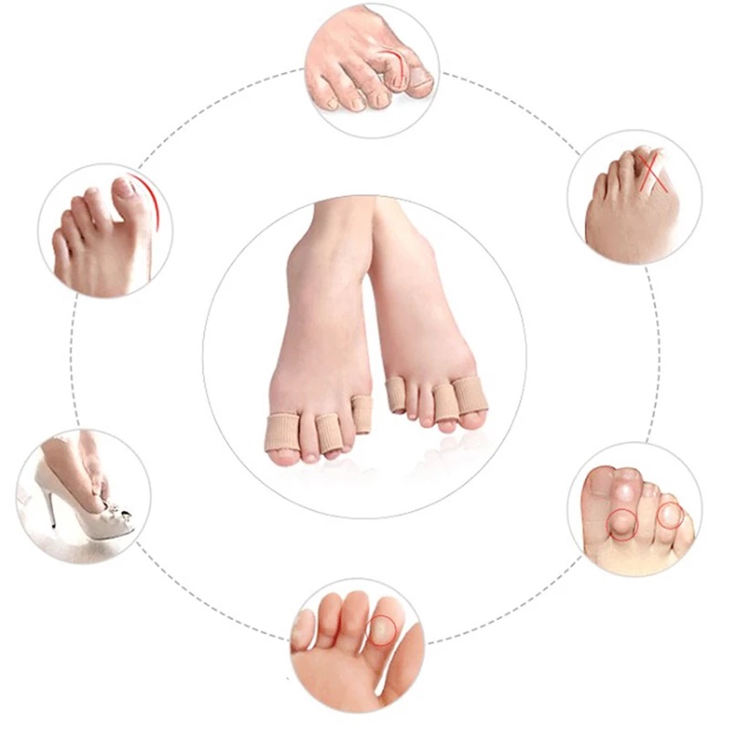 1 Vỏ Bọc Ngón Chân Sợi Gel Mềm Mại Chống Đau Co Giãn