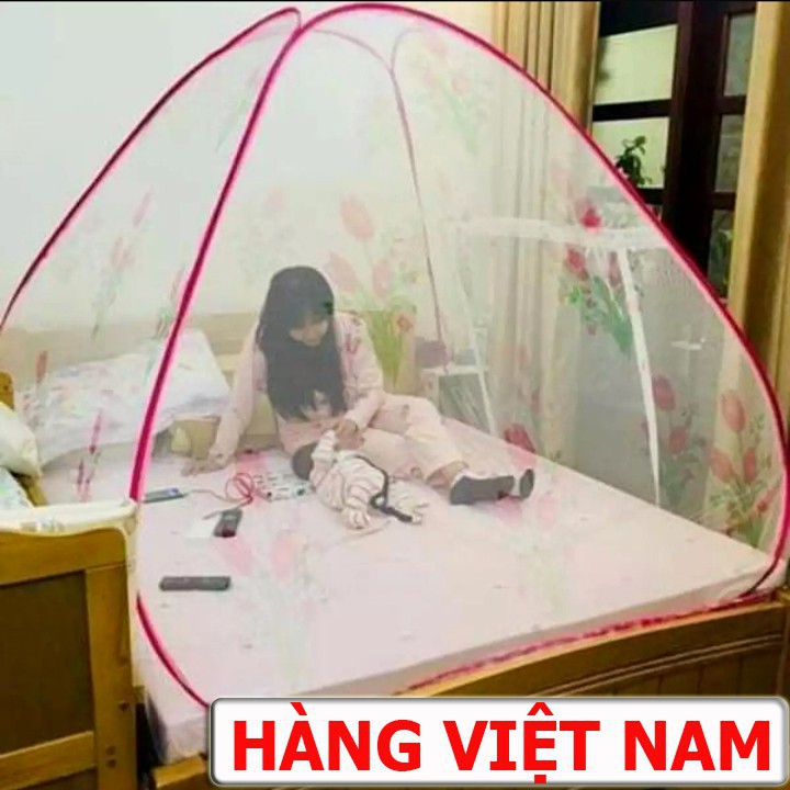 [Nhungnhung5] Mùng chụp, màn chụp tự bung chất lượng tốt, Dây kéo to, khóa kéo loại lớn 70 20