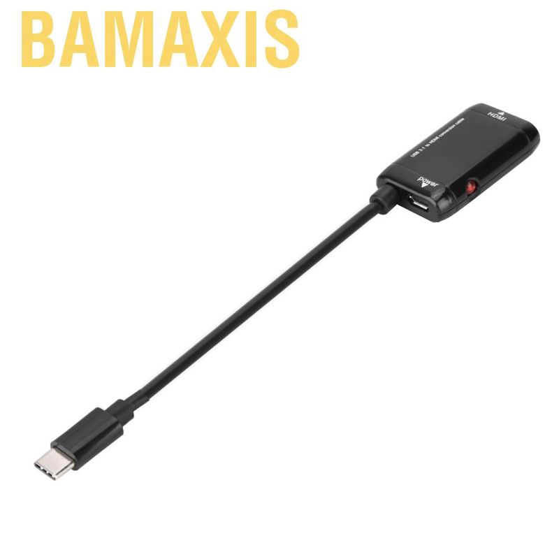 Cáp Chuyển Đổi Bamaxis Usb-C Type C Sang Hdmi Usb 3.1 Cho Điện Thoại Android