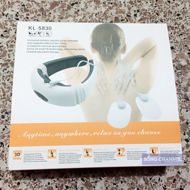 Máy trị liệu massage cổ 3D Bằng Xung Điện Từ