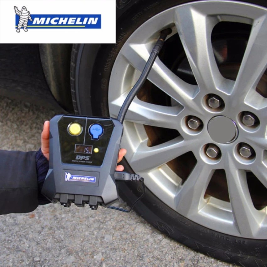 Máy bơm lốp oto, xe hơi điện tử MICHELIN chính hãng 4399ML 12264 cao cấp - Nhập khẩu xịn