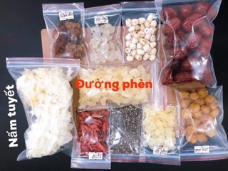 [400g/13-15 cốc] SÉT CHÈ DƯỠNG NHAN 10 món (ảnh thật)