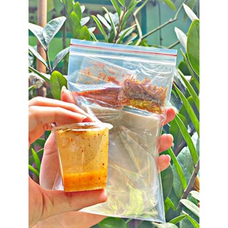 Bánh tráng sốt trứng muối