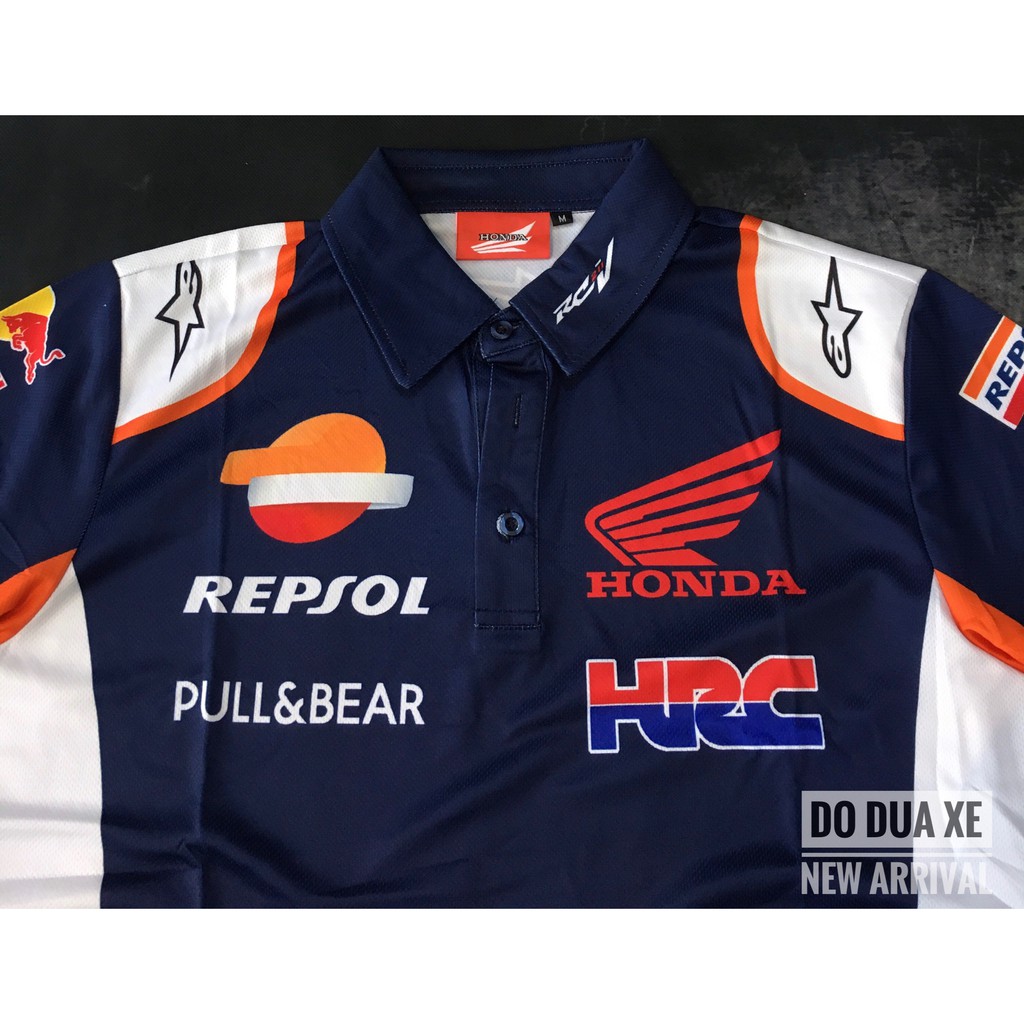 Áo thun đua xe Moto GP_Honda