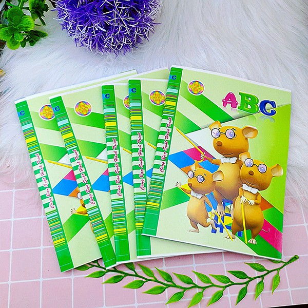 Lốc 5 - 10 cuốn tập ABC 96 trang 4 ô li loại tốt giá sỉ ( CHỌN SỐ LƯỢNG )