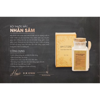 Nạ bắc nhân sâm hm store