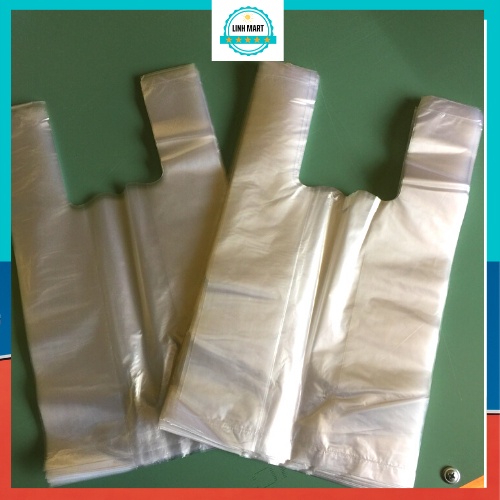 Túi nilong, túi xốp zin bóng 2 quai size 500g  dai đẹp LINHMART