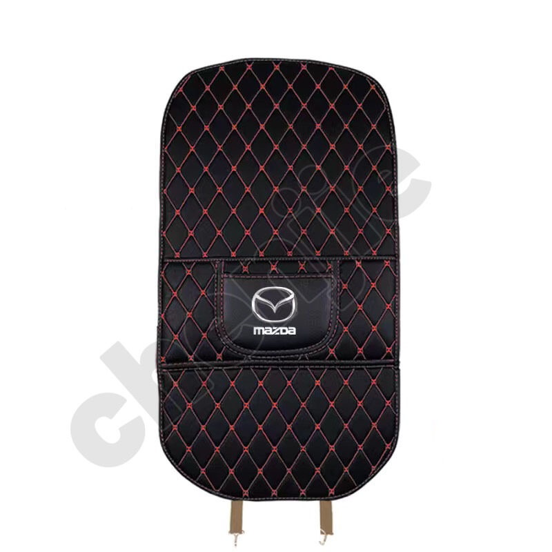 Đệm Da Bảo Vệ Ghế Sau Chống Đá Chân Thông Dụng Cho Xe Hơi Mazda BT-50 Mazda3 CX3 CX9 CX5 CX8 Mazda6 MX-5 CX30