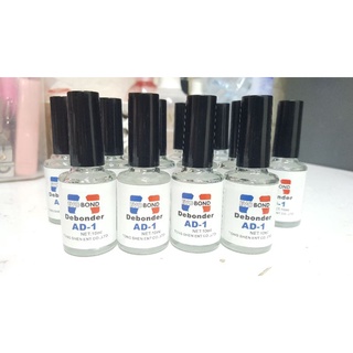 Nước tháo keo dán móng làm sáng đá 10ml và Que gỗ tháo móng giả