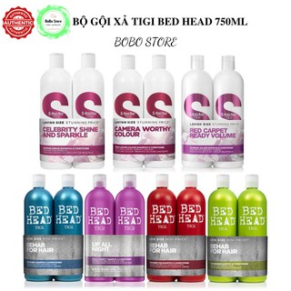 Bộ dầu gội xả tigi bed head 750ml
