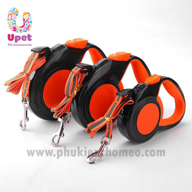 Dây dắt tự động/ Dây rút tự động dài 3m, 5m, 8m dành cho chó mèo