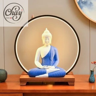 Tượng phật bổn sư thích ca mâu ni gốm tử sa cao cấp hàng đẹp - chay decor