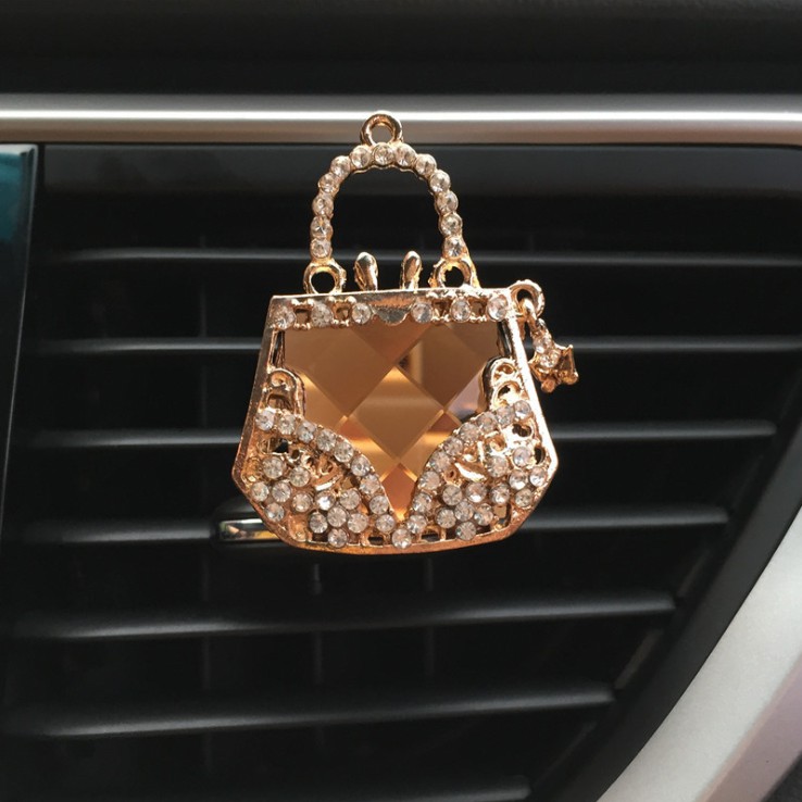 Kẹp nước hoa gắn lỗ thông gió ô tô hình động vật và hoa tùy chọn sáng tạo thời trang