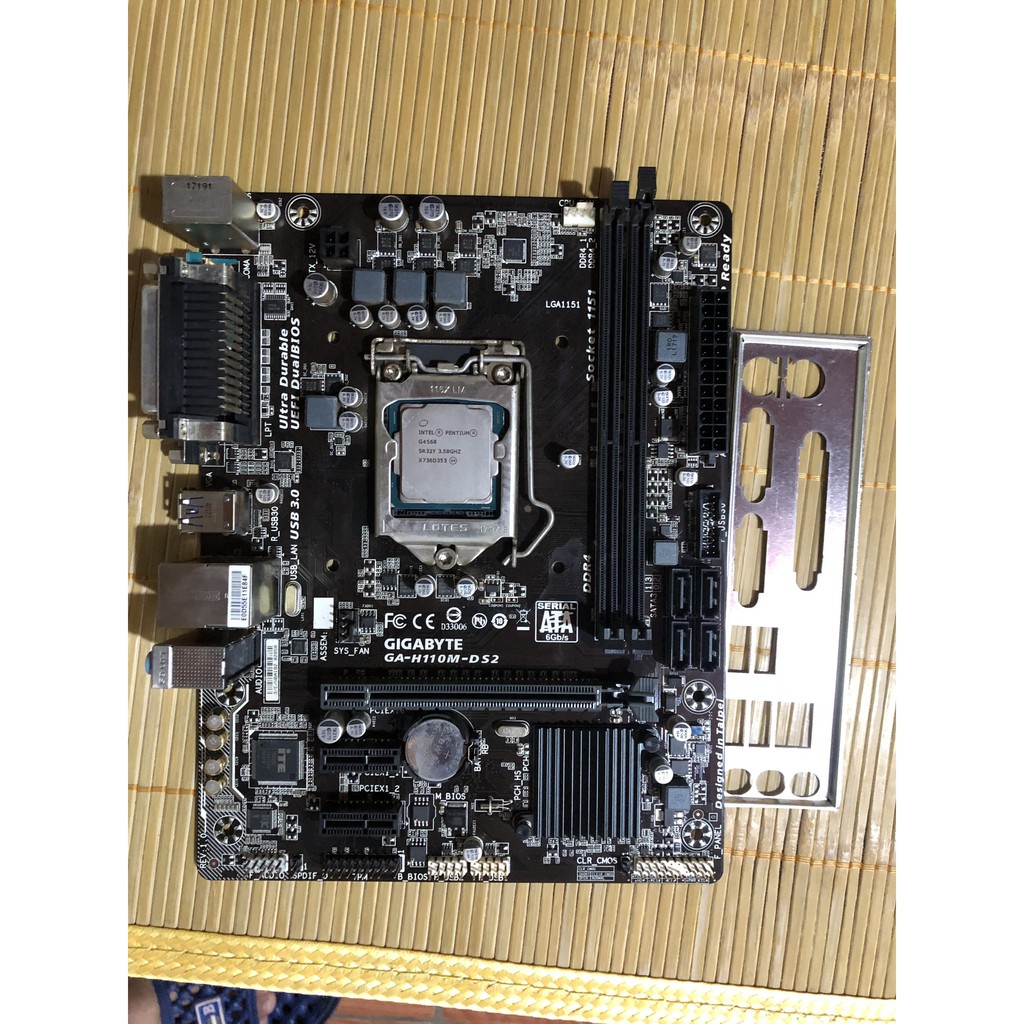 Bán main máy tính gigabyte h110m SD2 đủ fe chặn main