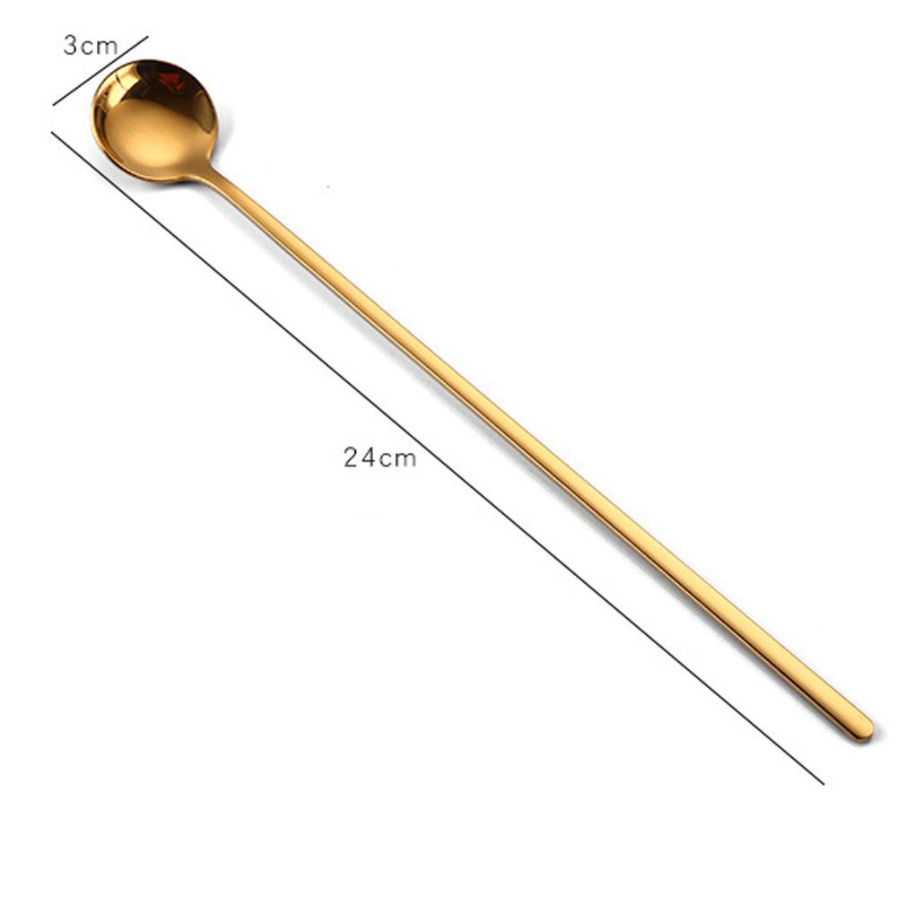 YIYU Muỗng Cà Phê 24cm Thiết Kế Độc Đáo Tiện Dụng