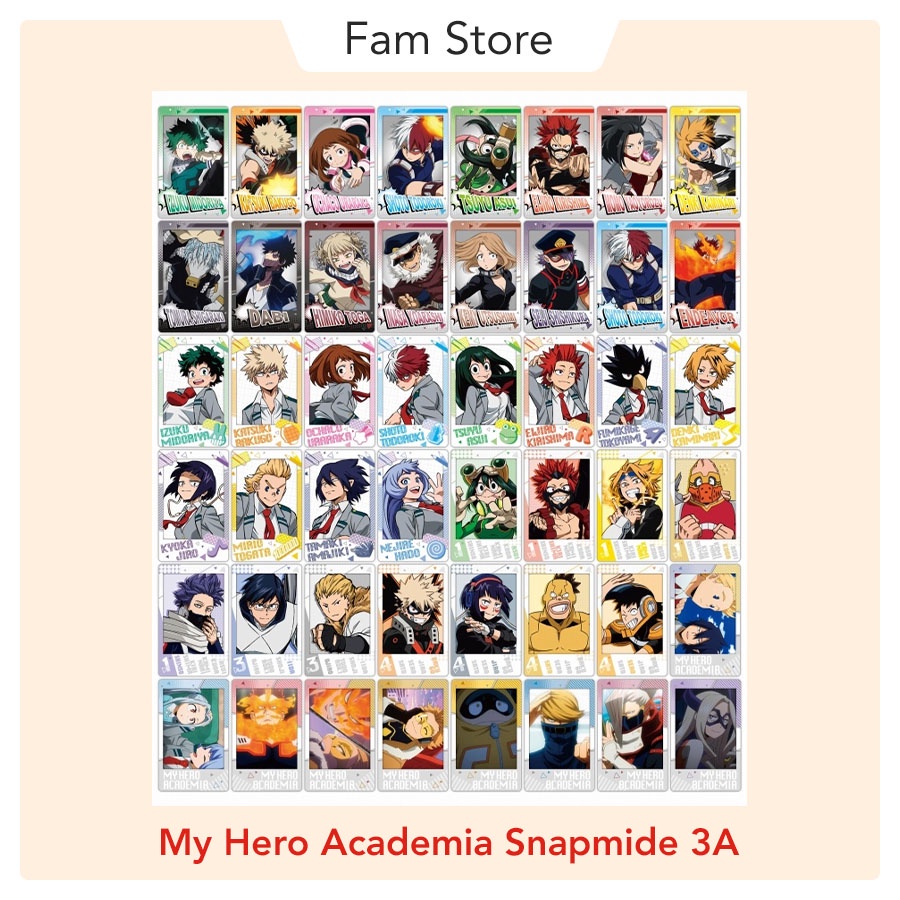 Pack thẻ My Hero Academia Snapmide