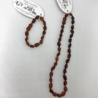 Vòng hổ phách cho bé - vòng cổ Honey