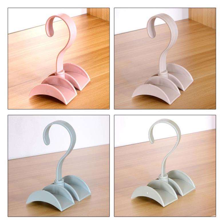 Móc Treo Túi Xách Quần Áo ,Cà Vạt ,Phụ Kiện Thắt Lưng Xoay Tròn 360 Độ Đa Năng Tiết Kiệm Không Gian