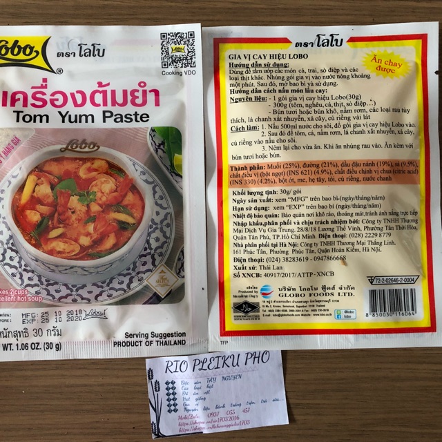 [FREESHIP 99K TOÀN QUỐC Gia vị lẩu thái Tom yum