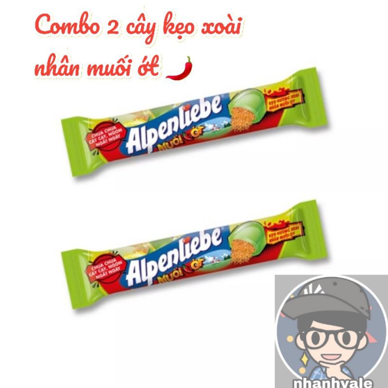 Kẹo Alpenlibe Xoài Nhân Muối Ớt 2 thỏi