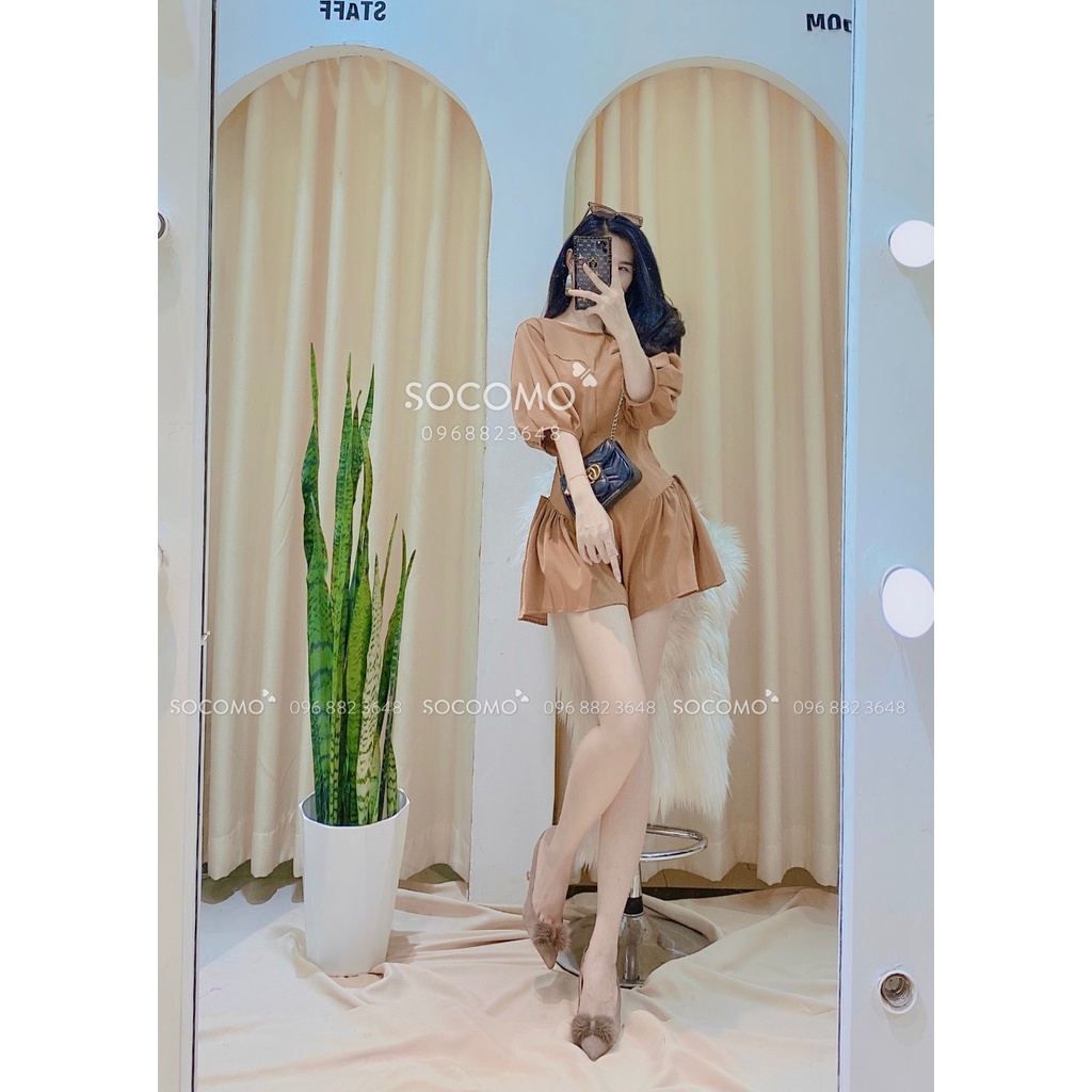 Jumpsuit Cổ Tròn Tay Lỡ 3 Màu - Hàng loại 1,chất đẹp - Giá tốt - 100% ảnh Socomo tự chụp