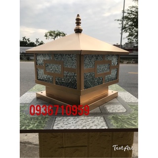Đèn trụ cổng đẹp d300 - hp03c
