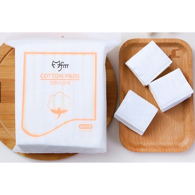 Bông tẩy trang 3 lớp FM Cotton Pads 222 miếng nội địa Trung [Túi 222 miếng] ☁️ | BigBuy360 - bigbuy360.vn