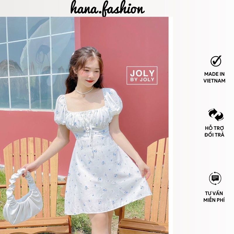 Đầm hoa rớt vai váy nữ hai dây yếm chéo cổ-cutout lưng chất dây đan phù hợp đi tiệc đi du lịch hẹn hò sang trọng