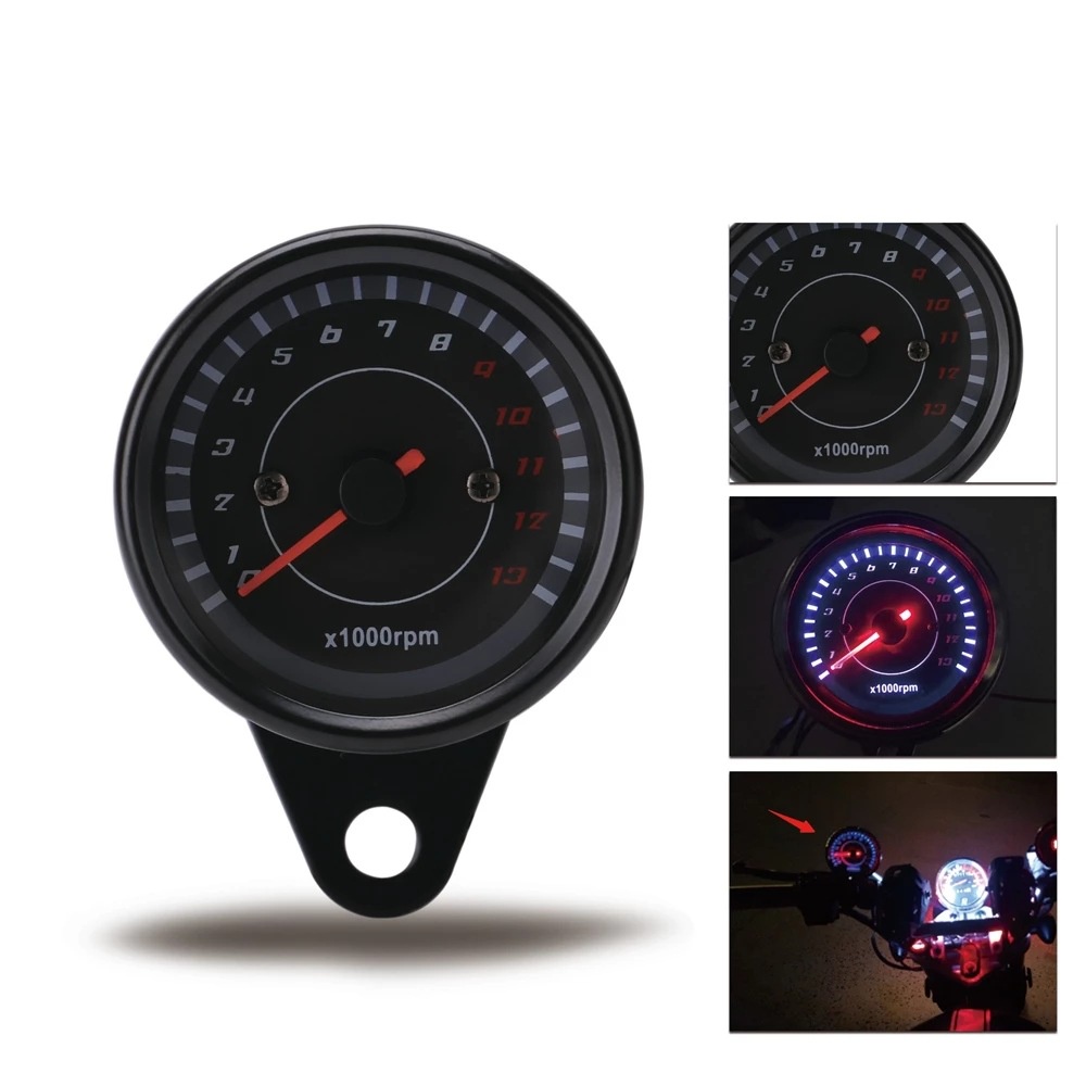 Đồng hồ công tơ xe máy độ classsic cafe,tracker,streetcud