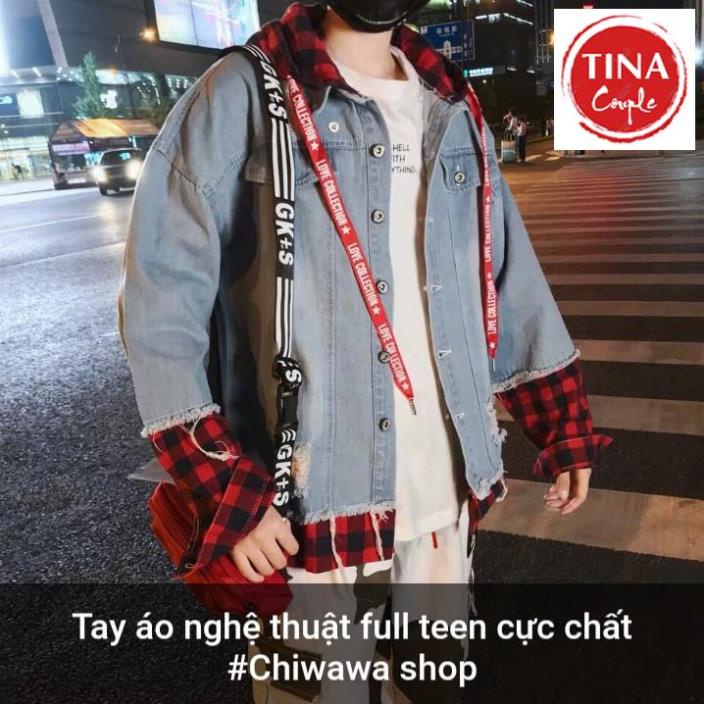 Áo khoác jean nam - áo khoát jean nữ - Phong cách Bad Boy For Life cá tính & nhẹ nhàng- hàng shop MK02