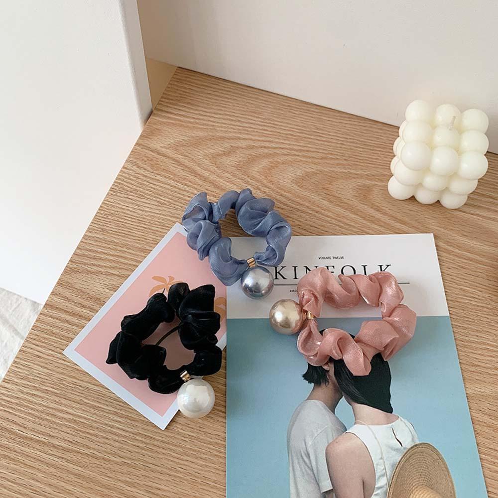 Dây Cột Tóc Co Giãn Lấp Lánh Thời Trang Cho Nữ