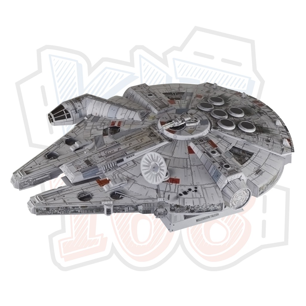 Mô hình giấy Star Wars Phi thuyền Millennium Falcon