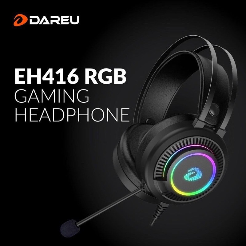 Tai nghe DAREU EH416 RGB giả lập 7.1-Hàng chính hãng bảo hành 12 tháng.