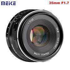 (CÓ SẴN) Ống Kính Meike 35mm F1.7 - Dùng Sony E, Fujifilm, Canon EOS-M và Panasonic Olympus M43