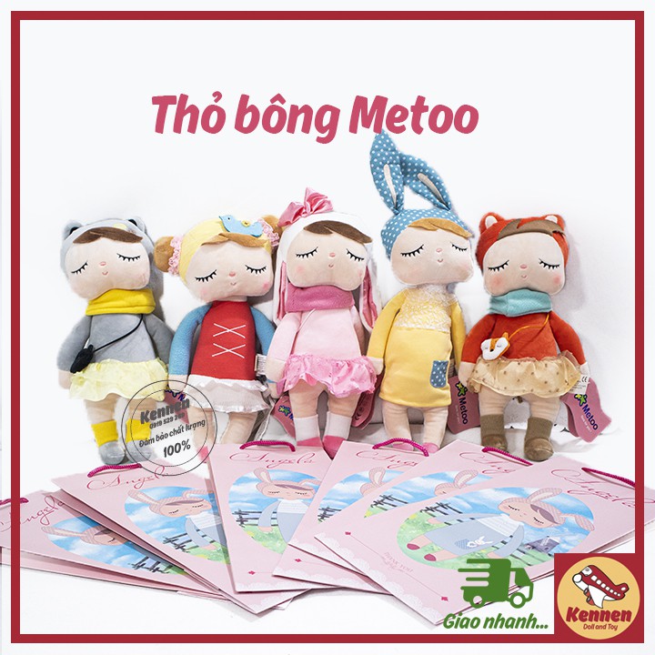 Thỏ metoo bông gối ôm cho bé 30cm