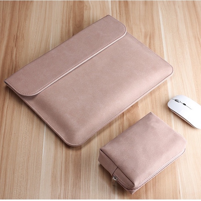 Túi da giả mỏng nhẹ bảo vệ  13 14 15 16 inch