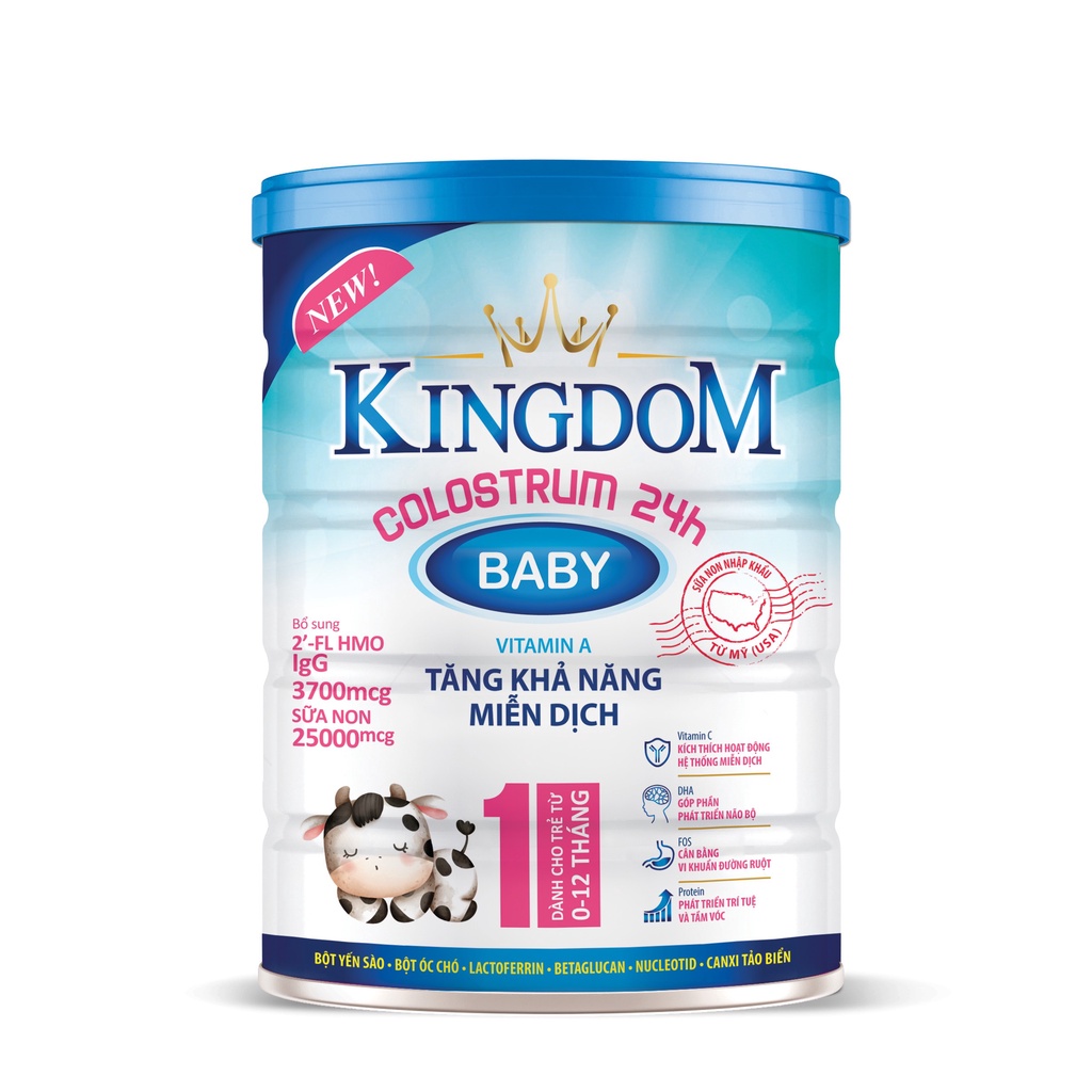 Sữa Bột KingDom Colostrum 24h Baby400g