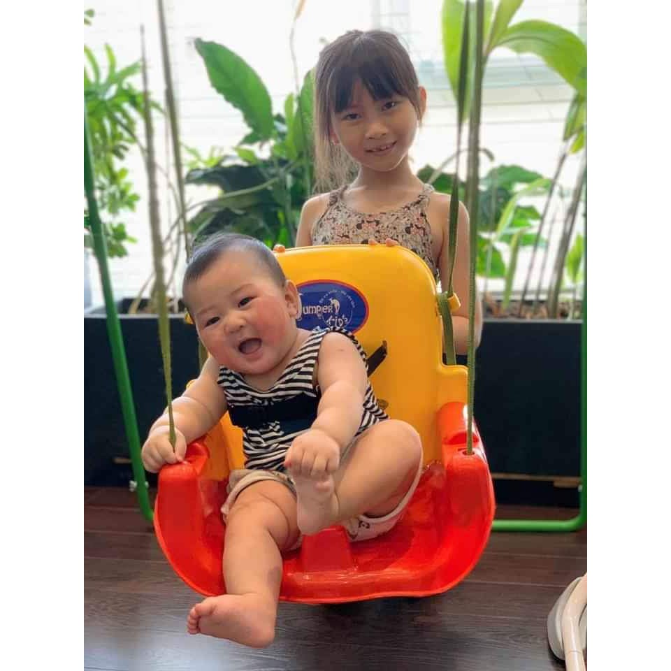 Ghế xích đu KÈM ĐAY TREO cao cấp cho bé Jumper kids
