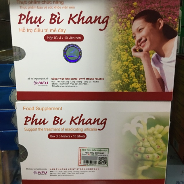 Phụ Bì Khang ( hỗ trợ điều trị mề đay)